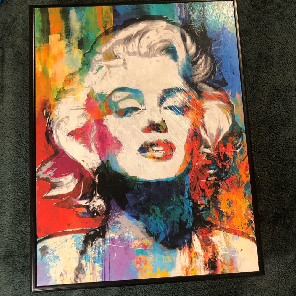 Marilyn Monroe Wood Wall Decor